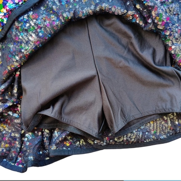 Wish Multicolor Sequin Kids Dance Dress - Picture 3 of 6